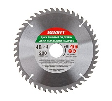 Диск пильный по дереву 200x32/30 мм, 48 зубьев ВОЛАТ 88140-48
