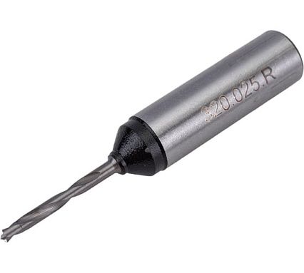 Сверло присадочное глухое 2.5x57x10 мм, для ЛДСП, монолитное, правое WOODWORK 320.025.R