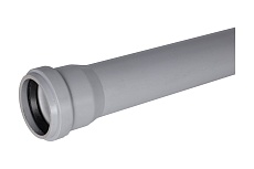 Труба STOUT канализационная бесшумная d 58x1000 мм RG00921GB7U4V0