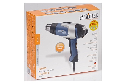 Термофен Steinel HL 2020 E + 3 насадки 052782