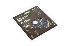 Диск алмазный Turbo Master (125x22.23 мм) EKF dd-125t