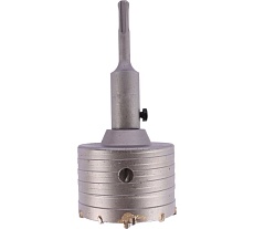 Коронка по кирпичу, камню, бетону 85 мм, М22, SDS-plus для перфоратора DERZHI 8306-012