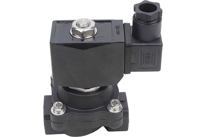 Электромагнитный клапан DN.ru VS2W-503N-NC Ду15 Ру7 пластик, резьба 1/2" NBR 220B AC D130-01263