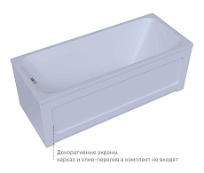 Акриловая ванна Aquatek Мия 100x70 см MIY100-0000001