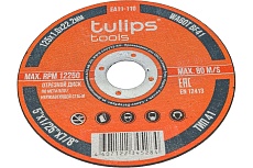 Диск отрезной по металлу WA60TBF (125х1.0х22.2 мм) Tulips Tools EA11-110