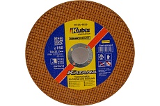 Диск отрезной по металлу и нержавеющей стали 150х1.6х22 мм, Ceramic 10x KATANA KUBIS 07-00-8153