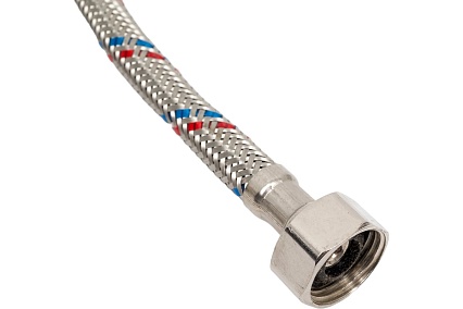 Подводка гибкая для воды FRESSO Г1/2"-Г1/2", 50 см 573-219