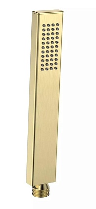 Душевая лейка AQUAme Savona AQM8512BG золото шлифованное