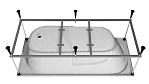 Каркас для ванны Vincea 150x70 FR-150