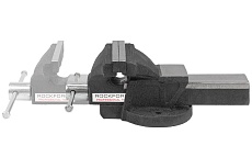 Тиски стальные с наковальней Rockforce 5&quot;-125мм RF-6540205(3910)