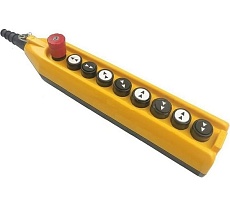 2 скоростной пульт управления с аварийной кнопкой EMAS с ключом PV9EA30B4444