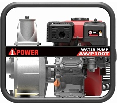 Бензиновая мотопомпа для грязной воды A-iPower AWP100T 30241
