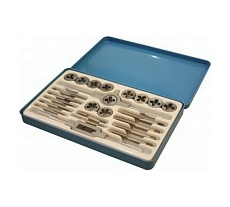 Набор метрических метчиков и плашек UNITRAUM 24 предмета UNX024