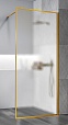 Душевая перегородка Vincea Walk-In VSW-1HP110FLBG 110x200 брашированное золото, рифленое
