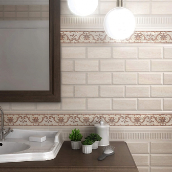 Бордюр Kerama Marazzi Олимпия беж светлый 2х20 см, PFE007