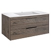 Тумба с раковиной Vincea Chiara 2D 100 см R.Oak