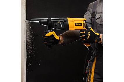 Электрический перфоратор Denzel rhh-800-26, sds-plus, 800 вт, 3 дж, 3 плюс 1 режим 26607