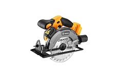 Аккумуляторная циркулярная пила Deko DKCS20 20 В, 165 мм, 2х3.0 Ач 063-4024