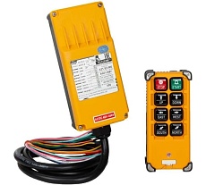 Радиоуправление TELECRANE A21-E3B (пульт 6 кн.+старт+стоп, 1 скорость, питание 10-60 vdc) 00-00004034