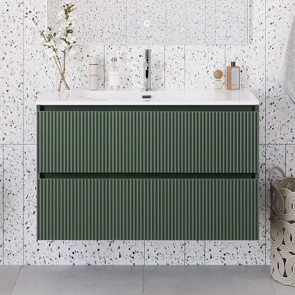 Мебель для ванной BelBagno Uno-Mini 100 см Еловый матовый