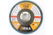 Круг лепестковый шлифовальный Inox 125 мм, P=120 EKA 51 464 120