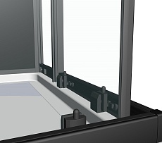 Душевая кабина Timo ILMA909B 90x90 черный глянец