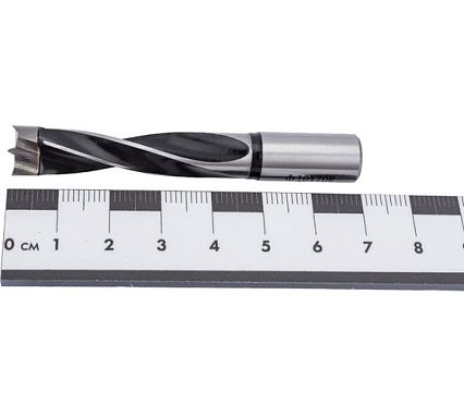 Сверло присадочное усиленное "глухое" (10x70 мм; S=10x20 мм; RH) ROTIS 412.1070R