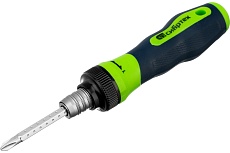 Реверсивная комбинированная отвертка Сибртех PH2/SL6 CrV// 13368