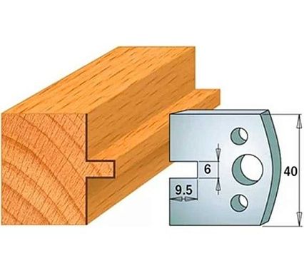 Нож профильный 40 мм для насадной фрезы 14 ROTIS 40069017