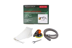 Пневмошлифовальная орбитальная машинка Rockforce 6&quot; с принудительной системой пылеотвода эксцентриковая 5мм, 150мм, 10500об/мин, 84л/мин, 6.3bar RF-SM-65-6133C 26223