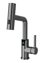 Смеситель для раковины Black&White Sky Day SD3028GM оружейная сталь