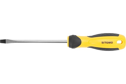 Шлицевая отвертка SITOMO SL 6х125, 240 мм CrV SIT 856496