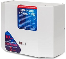 Стабилизатор напряжения (3500 ±15 В 120-260 В) Энерготех NORMA 514402
