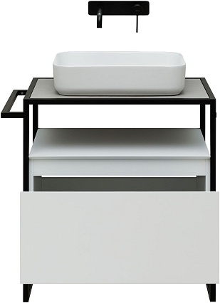 Мебель для ванной Allen Brau Priority 70 см, white matt