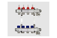 Комплект коллекторов Ридан SSM-6RF set с расходомерами и кронштейнами, 6 контуров 088U0956R