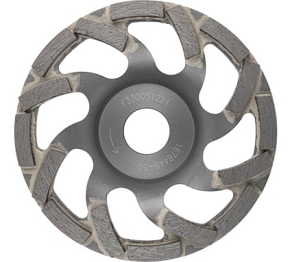 Чашка алмазная DGS-W 125D-22.23H "Double Fan Turbo Premium Row" Elsilber EL-RY125DFR