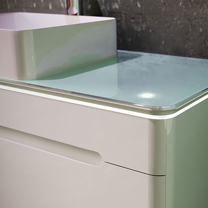 Мебель для ванной Jorno Shine 90 см, белый