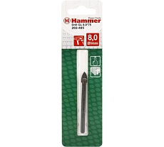 Сверло по плитке и стеклу Flex 202-405 DR GL (8х75 мм) Hammer 30821