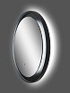 Зеркало Art&Max Napoli AM-Nap-800-DS-F 80x80 см, с подсветкой, черный