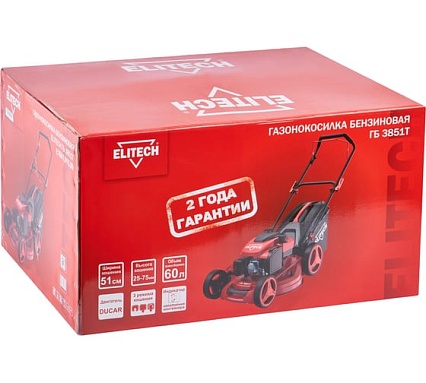 Газонокосилка бензиновая Elitech ГБ 3851Т (E1601.015.00) 205401