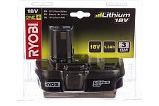 Аккумулятор Ryobi ONE+ RB18L13 5133001904 (18 В; 1.3 А*ч; Li-Ion)