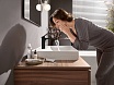 Смеситель для раковины Hansgrohe Vivenis 110 75022670 матовый черный