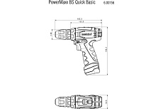 Аккумуляторная дрель-шуруповерт Metabo PowerMaxx BS Quick BASIC 12В 600156950