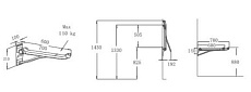 Опорный рычаг RGW SHP-01 L700Y фиксированный