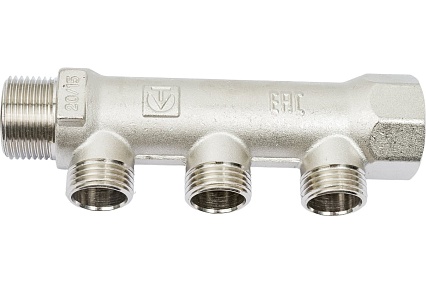 Коллектор Valtec 3 выхода х 3/4х 1/2 НР 2/50 VTc.500.N.0503 83564