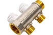 Распределительный коллектор STOUT 3/4, 2 отвода 1/2 плоское уплотнение SMB 6852 341202 RG008TN2KD57AI