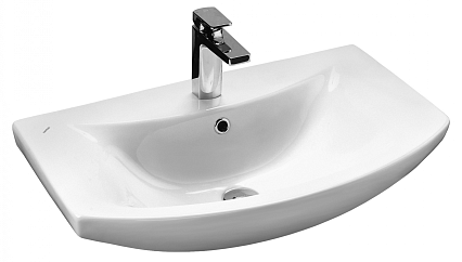 Тумба с раковиной Vigo Wing 70 см напольная, с полкой