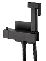 Смеситель Wonzon&Woghand WW-88819903-MB с гигиеническим душем, термостат, черный матовый