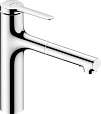 Смеситель для кухни Hansgrohe Zesis M33 2jet 74801000 с вытяжным душем