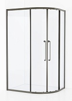 Душевой уголок Cezares Relax 120x90 прозрачный, оружейная сталь RELAX-304-RH-2-120/90-C-GM